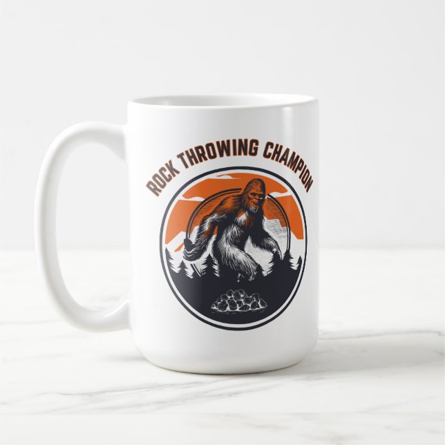 Caneca De Café chavão-de-bico-de-bico que lança campeão (Esquerda)