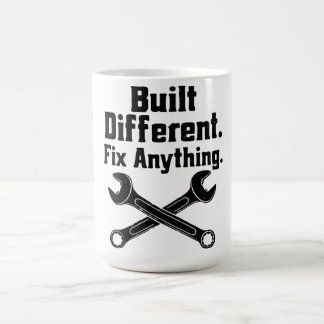 Caneca De Café Chave de Mecânico Construída Diferente Conserta Qu