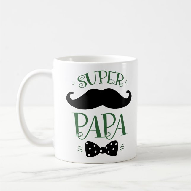 Caneca De Café Chávena/Mug Festa dos Pais - Super Papá (Esquerda)