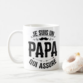 Caneca De Café Chávena/Mug Festa dos Pais - uma Papá que assegura