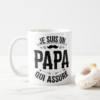 Caneca De Café Chávena/Mug Festa dos Pais - uma Papá que assegura