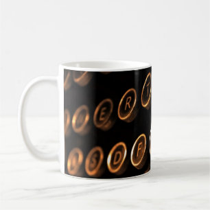 Caneca De Café Chaves de máquina antiga