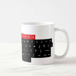 Caneca De Café Chaves de teclado da BBC micro
