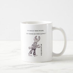 Caneca De Café Chaves inglesas - nenhum parafuso demasiado