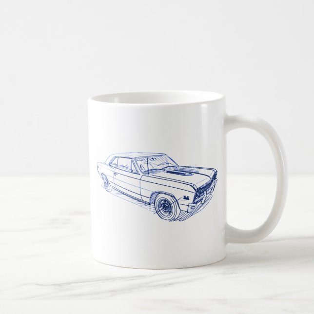 Caneca De Café Che Chevelle 1967 (Direita)