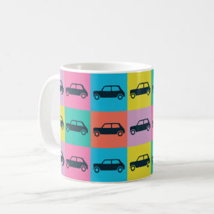 Caneca De Café Checkerboard Mini Cooper Moderno