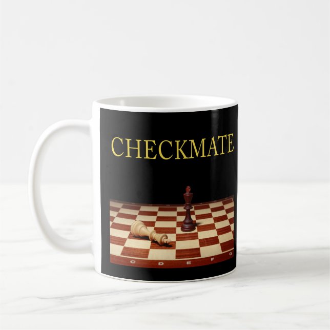 Caneca De Café Checkmate Chess Player (Esquerda)