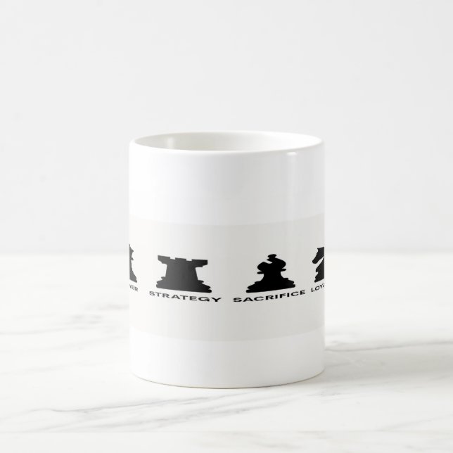 Caneca De Café Checkmate Your Morning: Chess Lover Mug (Centro)