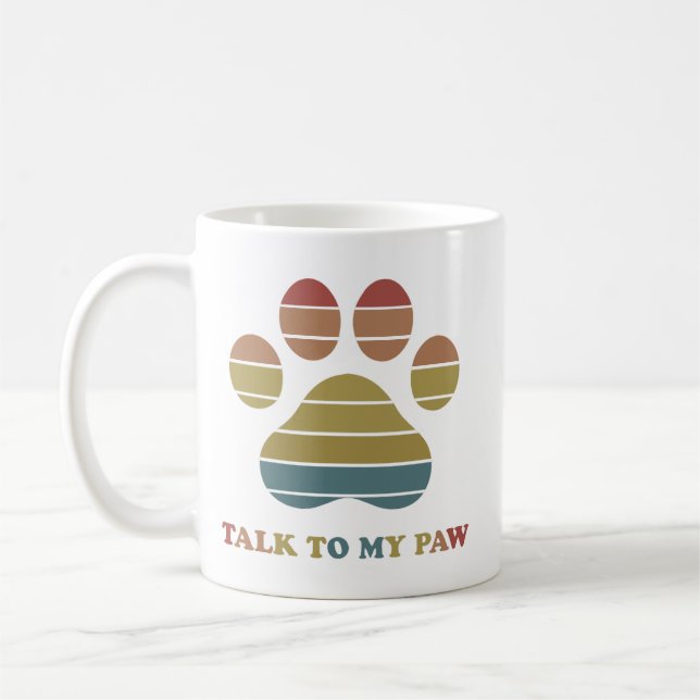 Caneca De Café Cheeky Cat Paw Quip (Esquerda)