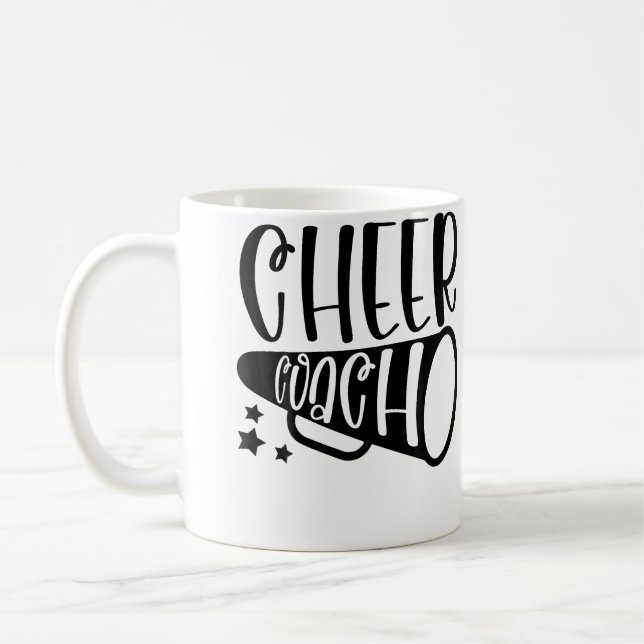 Caneca De Café Cheer Coach Cheerleading Coach (Esquerda)