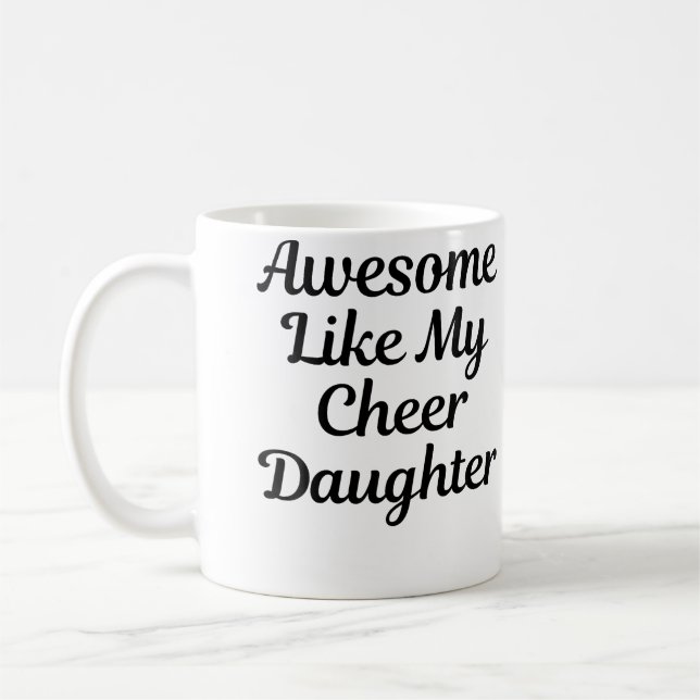 Caneca De Café Cheer Dad Mom Cheerleading (Esquerda)