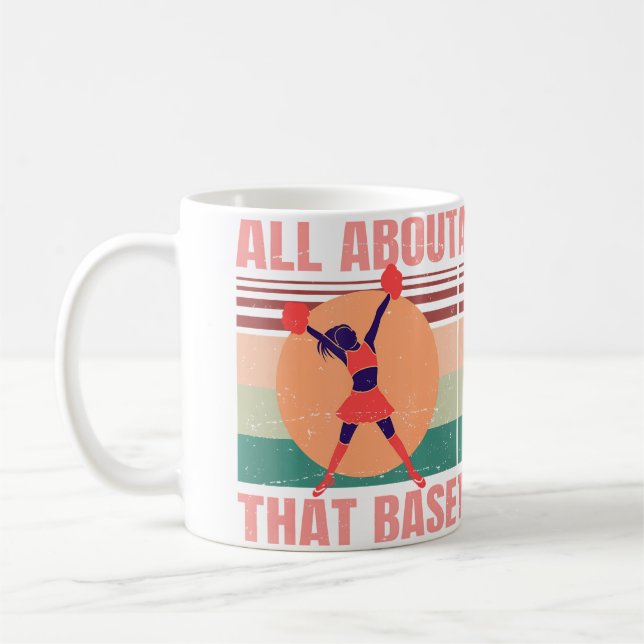 Caneca De Café Cheerleader All About That Base Cheerleading (Esquerda)
