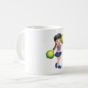 Caneca De Café Cheerleader Girl