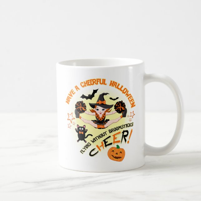 Caneca De Café Cheerleader Halloween Mug (Direita)