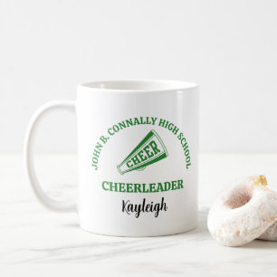 Caneca De Café Cheerleader Personalizado da Escola de Ensino Médi