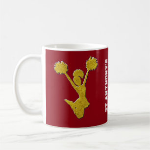 Caneca De Café Cheerleaderes Dourados