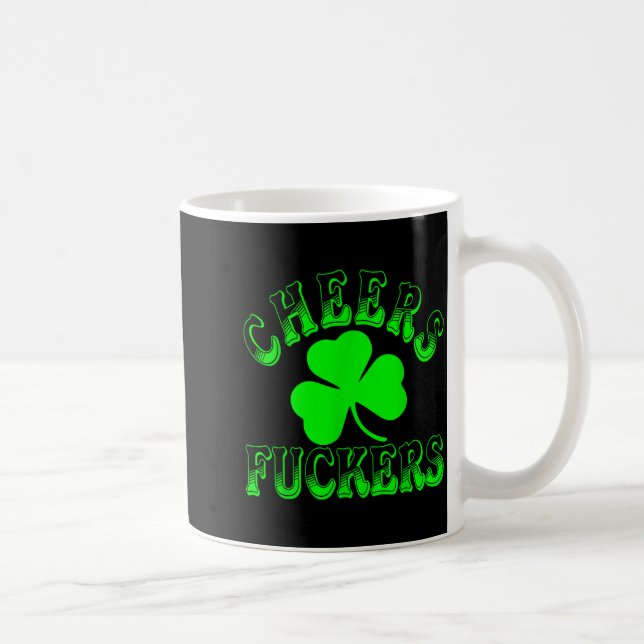 Caneca De Café Cheers Forers Irish St Patricks Day Shamrock Tee  (Direita)