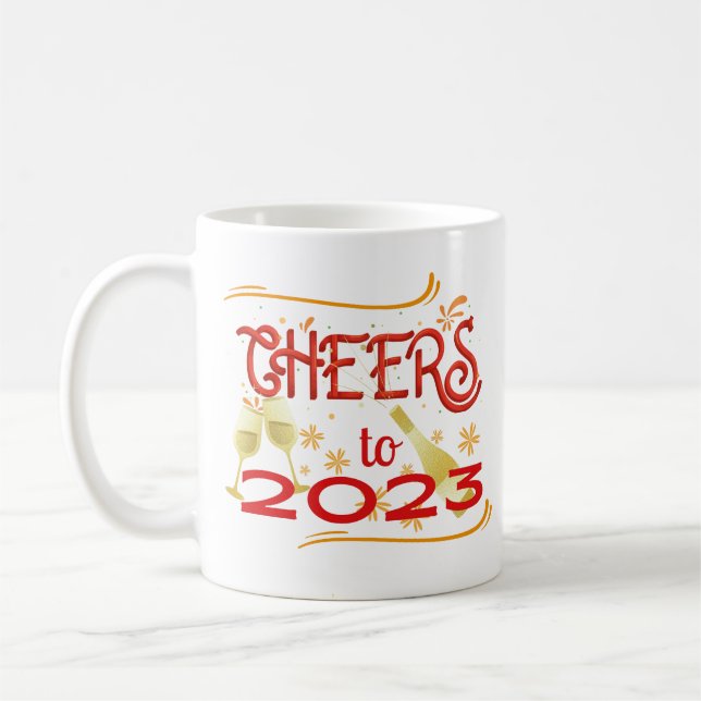 CANECA DE CAFÉ CHEERS PARA 2023 (Esquerda)