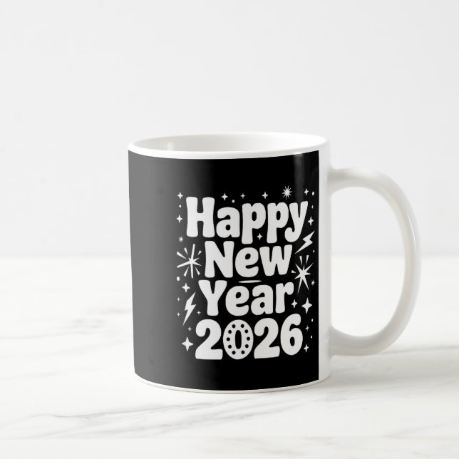 Caneca De Café Cheers To 2026 Happy New Year Party  (Direita)