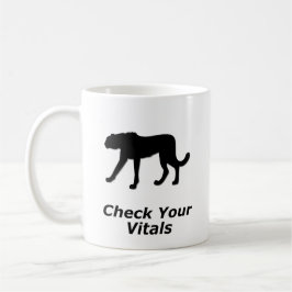 Caneca De Café Cheetah Cheetah Cheque seus hospitais