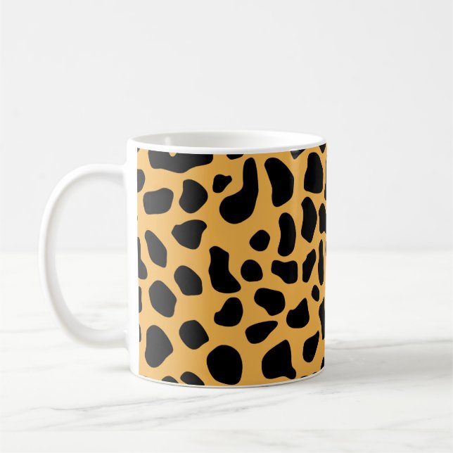 Caneca De Café Cheetah Impressão (Esquerda)