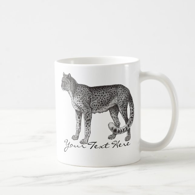 Caneca De Café Cheetah Mug (Direita)