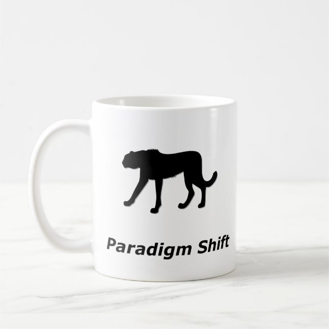 Caneca De Café Cheetah Paradigm Shift (Esquerda)