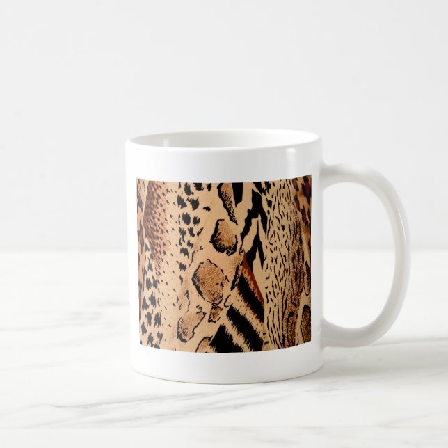 Caneca De Café Cheetah Pattern (Direita)
