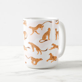 Caneca De Café Cheetah Pattern Mug