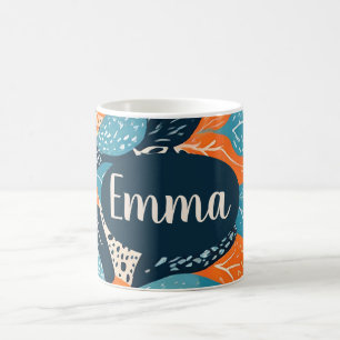 Caneca De Café Cheetah Personalizado e Impressão Abstrata