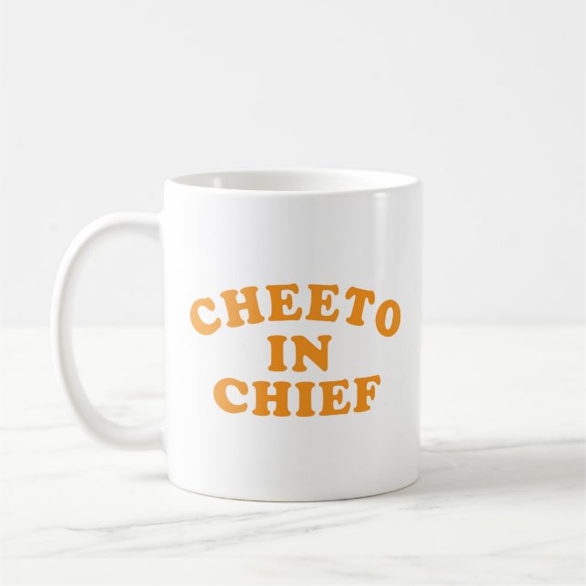 CANECA DE CAFÉ CHEETO NO CHEFE (Esquerda)