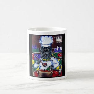 Caneca De Café Chef Affenpinscher