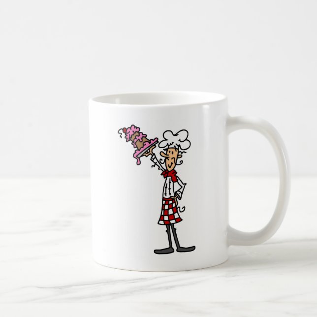 Caneca De Café Chef com camisetas e presentes (Direita)