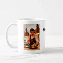 Caneca De Café Chef cozinheiro adiciona texto nome homens cozinha