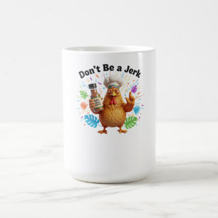 Caneca De Café Chef Frango Molho Picante Engraçado Humor Comida