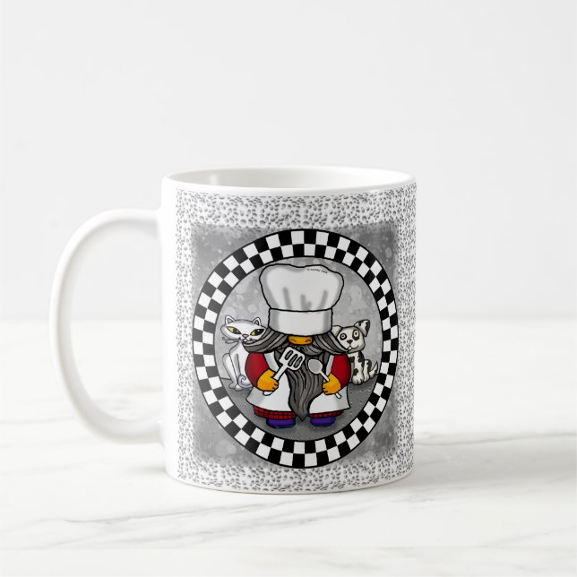 Caneca De Café Chef Gnomo (Esquerda)