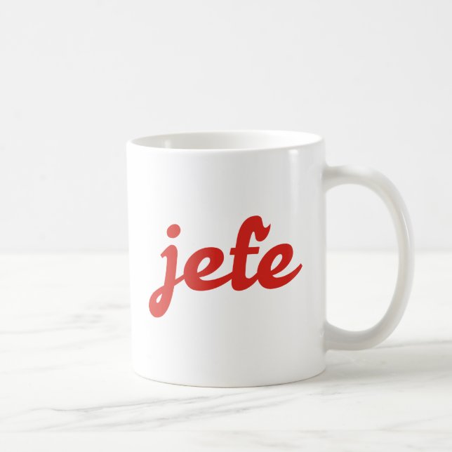 Caneca De Café chef jefe boss (Direita)