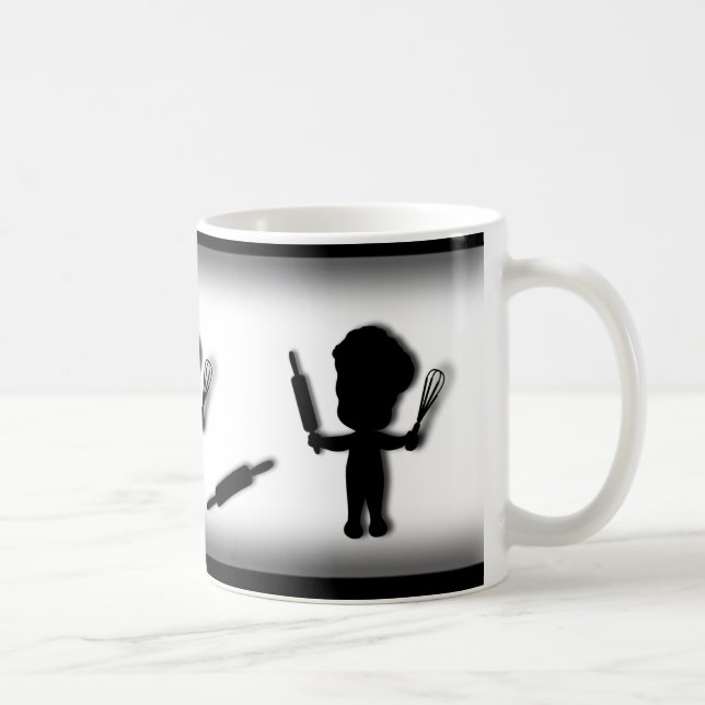 Caneca De Café Chef-padeiro com pino-rolante e uísque (Direita)
