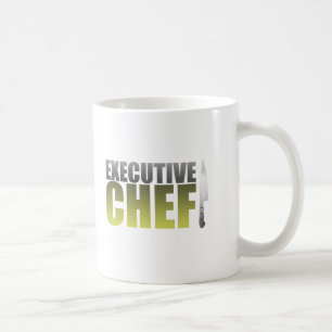 Caneca De Café Chefe de cozinha amarelo