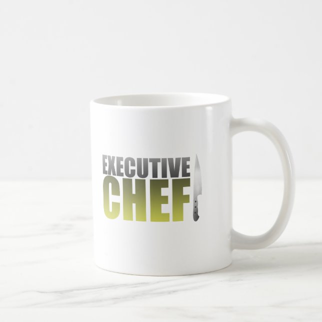Caneca De Café Chefe de cozinha amarelo (Direita)