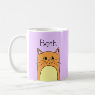 Caneca De Café Chefe de Gata Fofo Personalizado