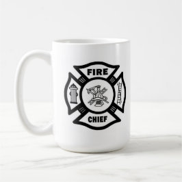 Caneca De Café Chefe de Incêndio  