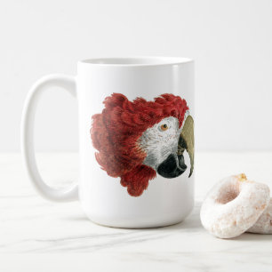 Caneca De Café Chefe de Macaw (1725-1792) Aert Schouman