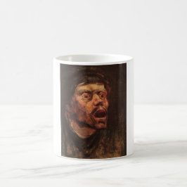 Caneca De Café Chefe de um Homem Irritado (Tristeza e Sofrimento)