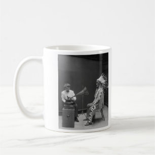 Caneca De Café Chefe do Blackfoot da gravação audio de Frances