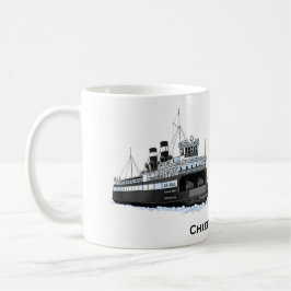 Caneca De Café Chefe do ferry excelente dos Lagos Wawatam