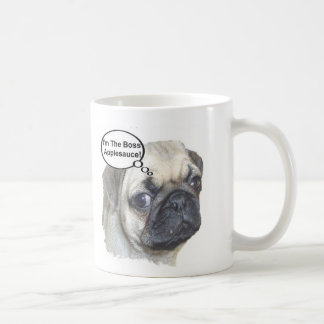 Caneca De Café Chefe do Pug