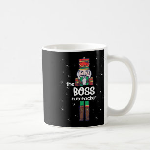 Caneca De Café Chefe Família Nutcracker Correspondendo Engraçado