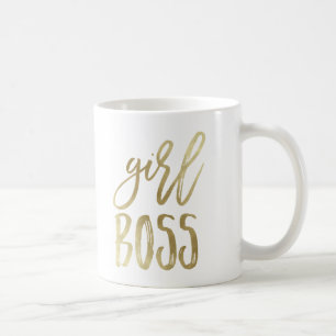 Caneca De Café Chefe Garota Mug de café Dourado