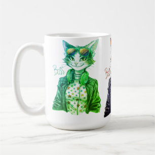 Caneca De Café Chefe Gato Legal – Presente Divertido para Amantes